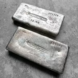 consecutive pair engelhard kilo poured silver bar 32 15oz1 result