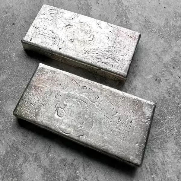 consecutive pair engelhard kilo poured silver bar 32 15oz2 result