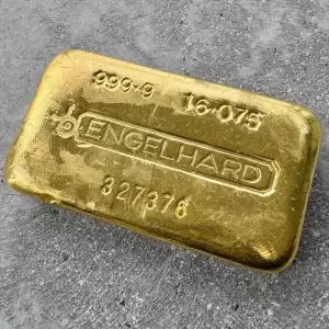 vintage engelhard 1 2 kilo 500 gram poured gold bar1 result