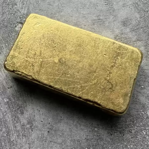 vintage engelhard 10 oz gold poured bar 9999 10oz2 result